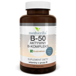 B-50 Aktywny B-kompleks 120 kapsułek MEDVERITA