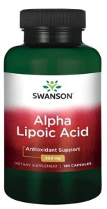 ALA - Kwas Alfa liponowy 300 mg 120 kapsułek SWANSON