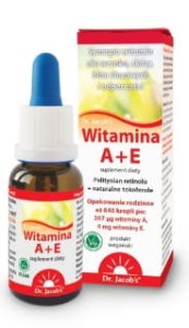 Witamina A + E 20 ml Dr. JACOB'S