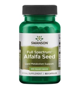 FS Alfalfa (lucerna) 400mg 60 kapsułek SWANSON
