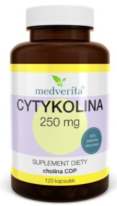 Cytykolina 250 mg 120 kapsułek MEDVERITA
