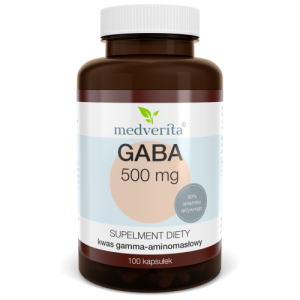 GABA 500 mg 100 kapsułek MEDVERITA