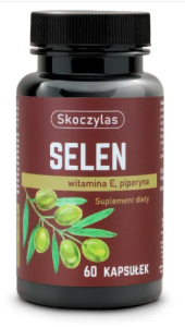 Selen, witamina E, piperyna 60 kapsułek SKOCZYLAS