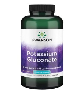 Glukonian Potasu 99mg 250 kaps SWANSON
