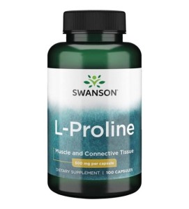 L-Prolina 500mg 100kaps SWANSON