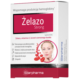 Żelazo Strong 30 kaps STARPHARMA