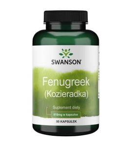 Fenugreek (Kozieradka) 610mg 90 kaps SWANSON