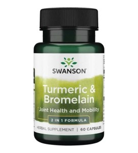Turmeric & Bromelina 60kaps SWANSON