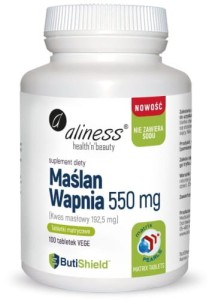 Maślan wapnia 550 mg x 100 tab.ALINESS