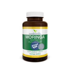 Moringa 5% Flawonów 120 kapsułek MEDVERITA