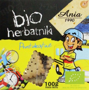 Herbatniki prostokątne BIO 100g ANIA