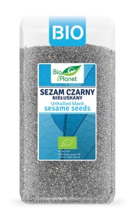 BP SEZAM CZARNY NIEŁUSKANY BIO 400 g