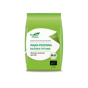 Mąka pszenna razowa typ 2000 BIO 1kg BIO PLANET