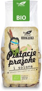 Pistacje prażone i solone BIO 100g BIO PLANET