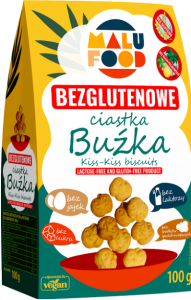 Ciastka Buźka bez cukru bezglutenowe MALU 100 g