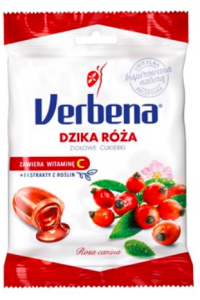 Cukierki ziołowe Dzika róża 60g VERBENA