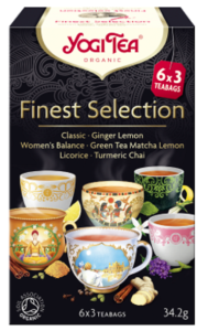 Herbatka finest selection (MIX HERBATEK) BIO (6 x 3 TOREBKI) 34,2 g - YOGI TEA