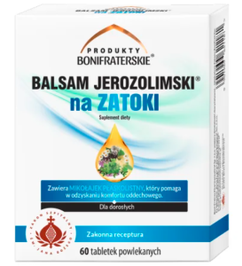 Balsam Jerozolimski na Zatoki 60 tabletek  Produkty Bonifraterskie