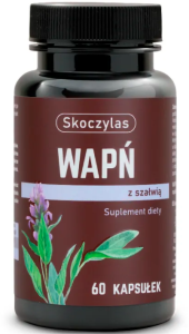 Wapń z szałwią 60 kapsułek Marek Skoczylas
