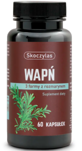 Wapń  3 formy z rozmarynem 60 kapsułek Marek Skoczylas