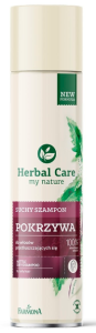 Suchy szampon pokrzywowy do włosów przetłuszczających się  180 ml HERBAL CARE 