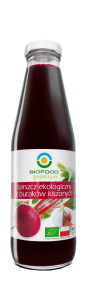 Ekologiczny barszcz z buraków kiszonych 500ml BIOFOOD