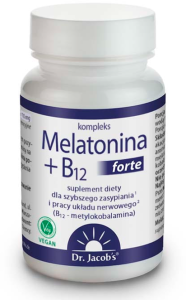 Melatonina + B12 90 tabletek Dr. JACOB'S 