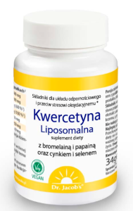 Kwercetyna liposomalna  60 kapsułek  Dr. Jacob's 