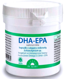 DHA EPA 60 kapsułek  DR.JACOB'S 