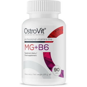 MG + B6 (Cytrynian magnezu + Witamina B6) 90tab. OSTROVIT
