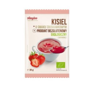 Kisiel truskawkowy bezglutenowy BIO 30g AMYLON