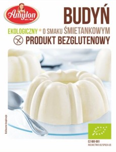 Budyń śmietankowy bezglutenowy BIO 40g AMYLON