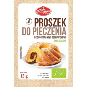 Proszek do pieczenia bezglutenowy BIO 12g AMYLON