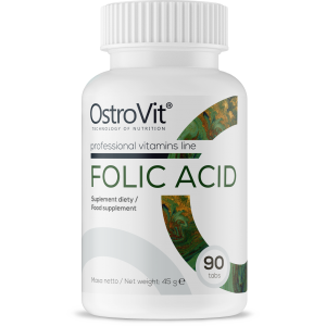 Folic Acid (Kwas Foliowy) 90 tabl. OSTROVIT