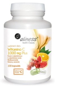 Witamina C 1000mg Plus 100kaps. VEGE ALINESS