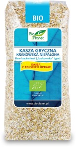 Kasza Gryczana Krakowska Niepalona BIO 500g BIO PLANET