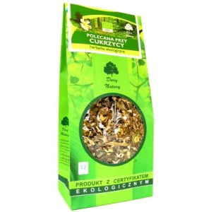 Herbatka Polecana przy cukrzycy BIO 150g DARY NATURY