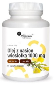 Olej z nasion wiesiołka 1000mg 90kaps ALINESS