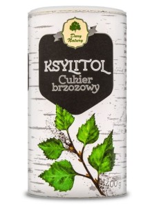 Ksylitol Cukier brzozowy Finlandia (tuba) 400g Dary Natury