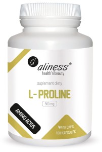 L-Proline 500mg 100kaps ALINESS