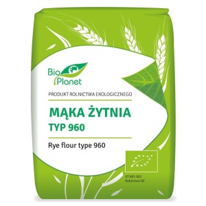 Mąka żytnia TYP 960 BIO 1kg BIO PLANET