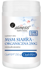Siarka Organiczna Opti MSM 250g