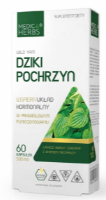 Dziki pochrzyn 60kaps.500 mg MEDICA HERBS