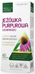 Jeżówka purpurowa (Echinacea) 420 mg 60 kapsułek MEDICA HERBS