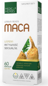 Maca 620 mg 60 kapsułek MEDICA HERBS