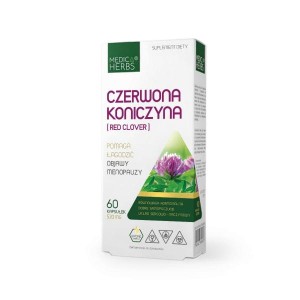 Czerwona koniczyna 60 kapsułek 520 mg MEDICA HERBS