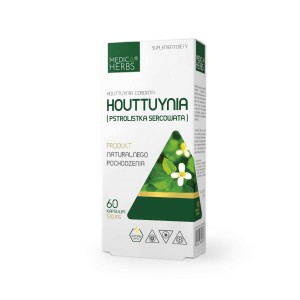 Houttuynia (Pstrolistka sercowata) 60 kapsułek 520 mg MEDICA HERBS