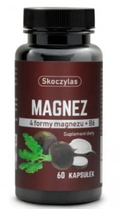 Magnez - 4 formy + B6 Czarna Rzepa 60 kapsułek MAREK SKOCZYLAS