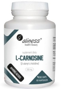 L-Carnosine 500 mg x 60 kapsułek Vege  ALINESS