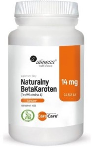 Naturalny BetaKaroten 14 mg/100 tabletek ALINESS